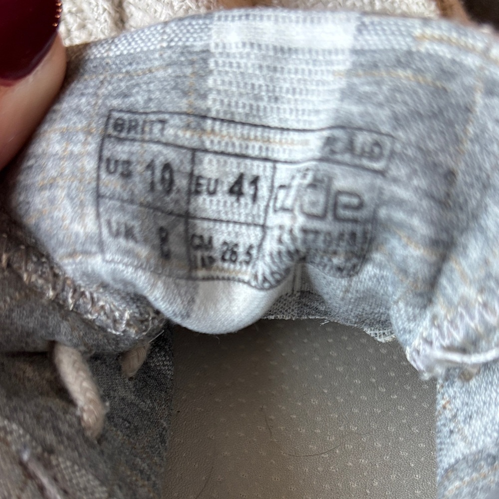 EUC Hey Dude Light Tan Collared Canvas Loafers - Picture 7 of 9